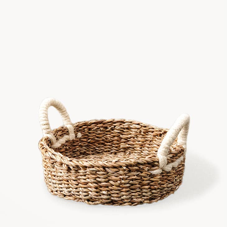 Handwoven Savar Oval Bread Basket