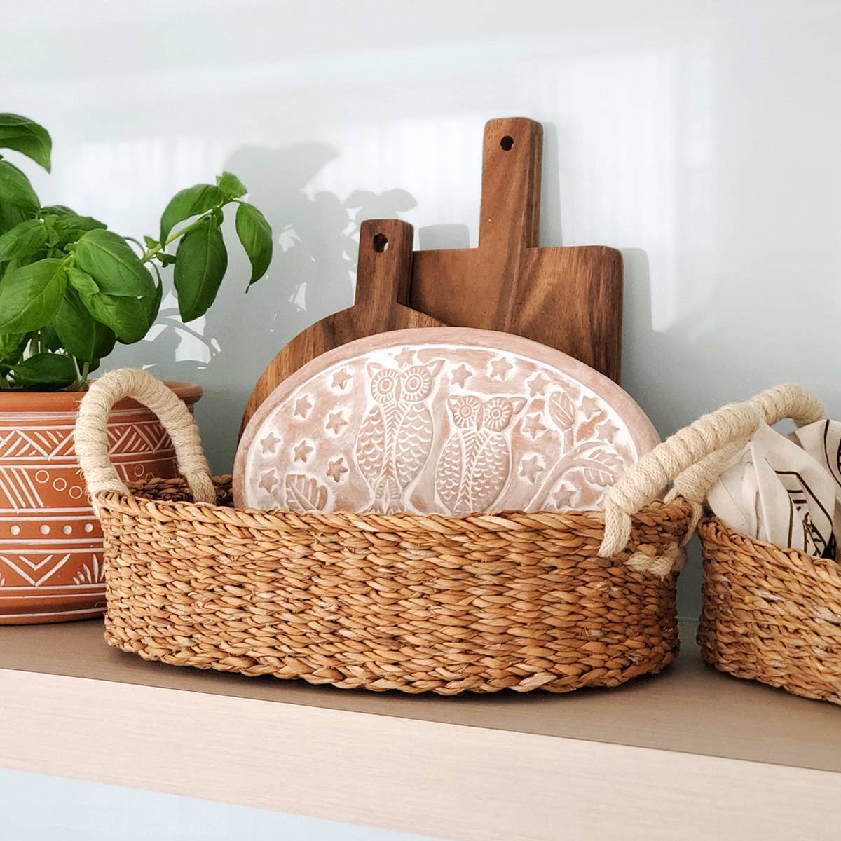 Bread Warmer and Basket - Farmhouse Wares
