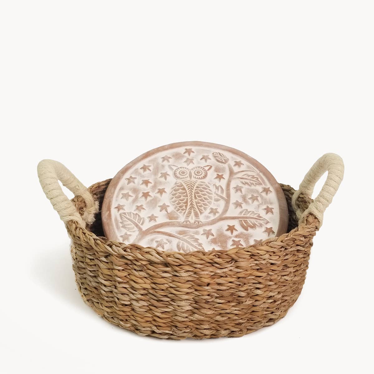 Bread Warmer & Wicker Basket