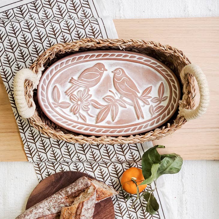 Bread Basket with Warming Stone: Keep It Warm & fresh – KORISSA